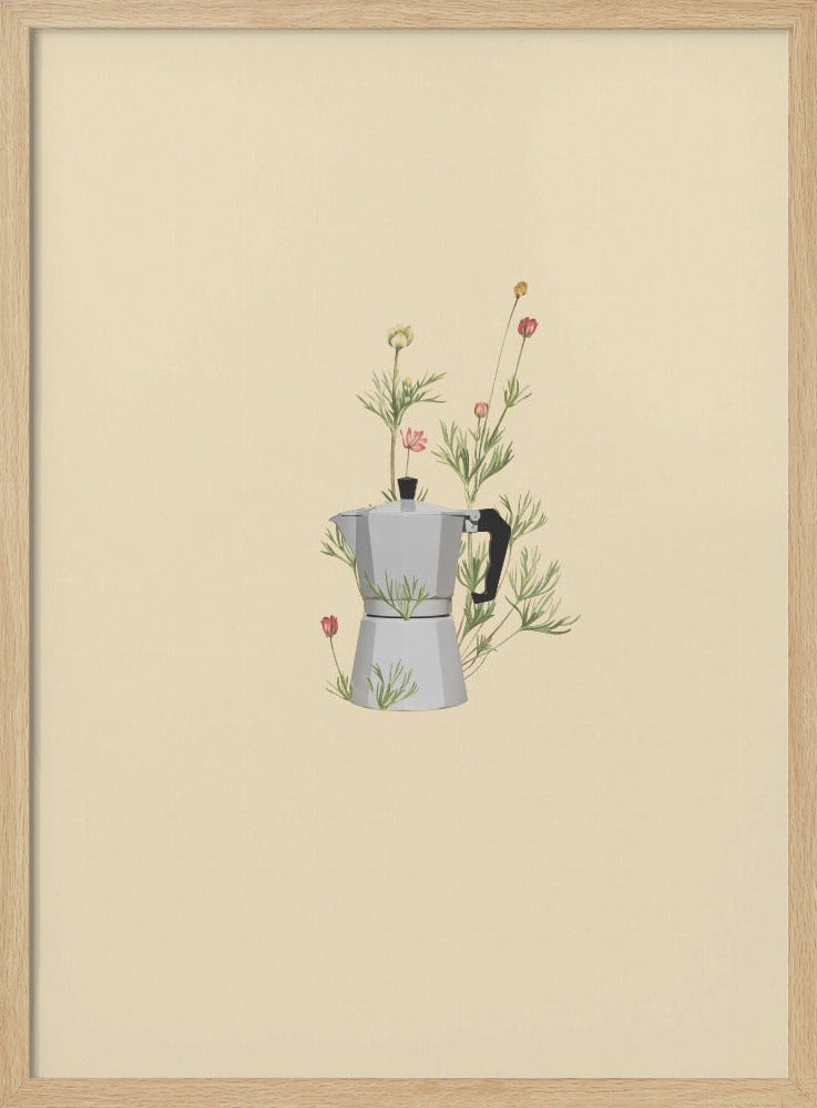 Floraler Moka Express | Poster