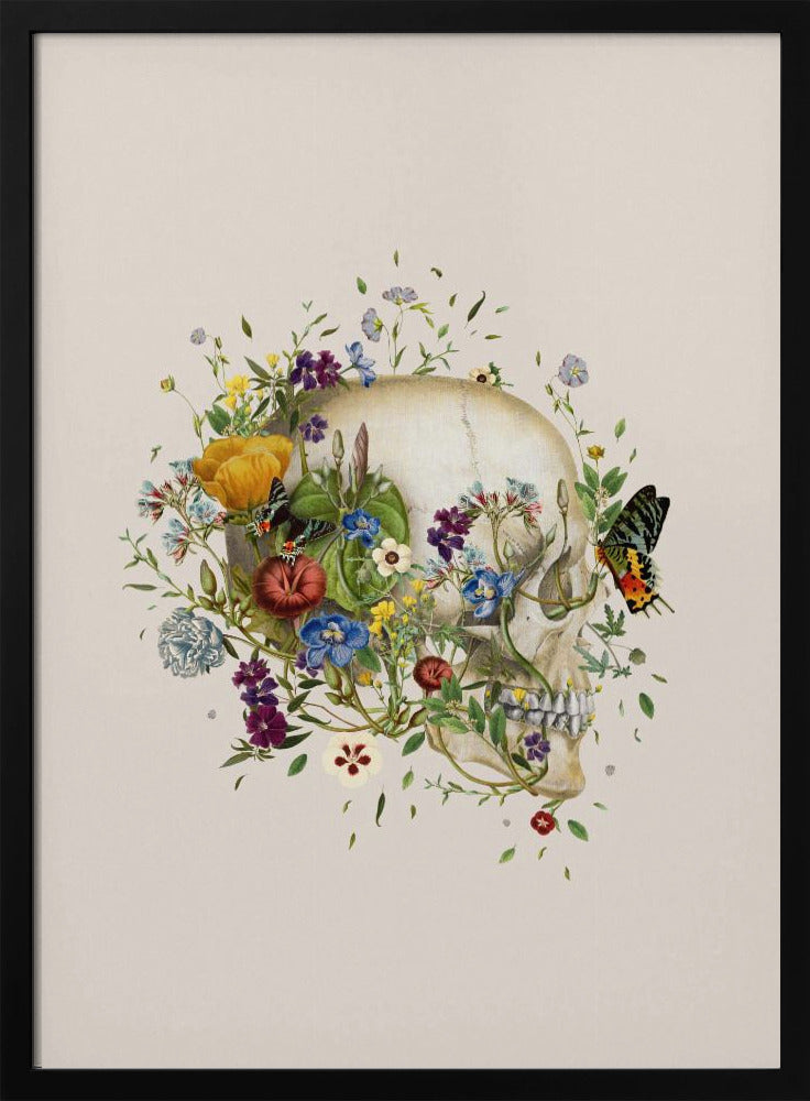 Blumenschädel | Poster
