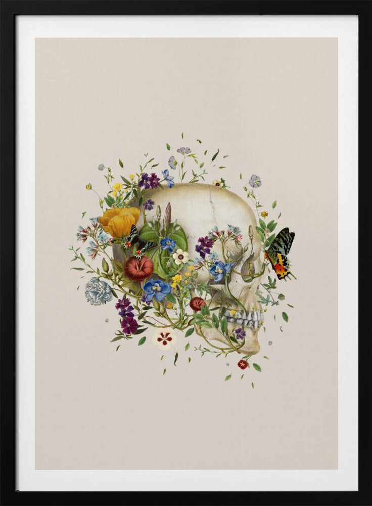 Blumenschädel | Poster
