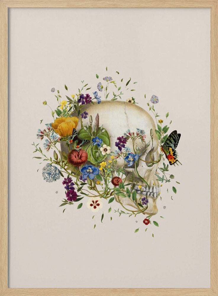 Blumenschädel | Poster