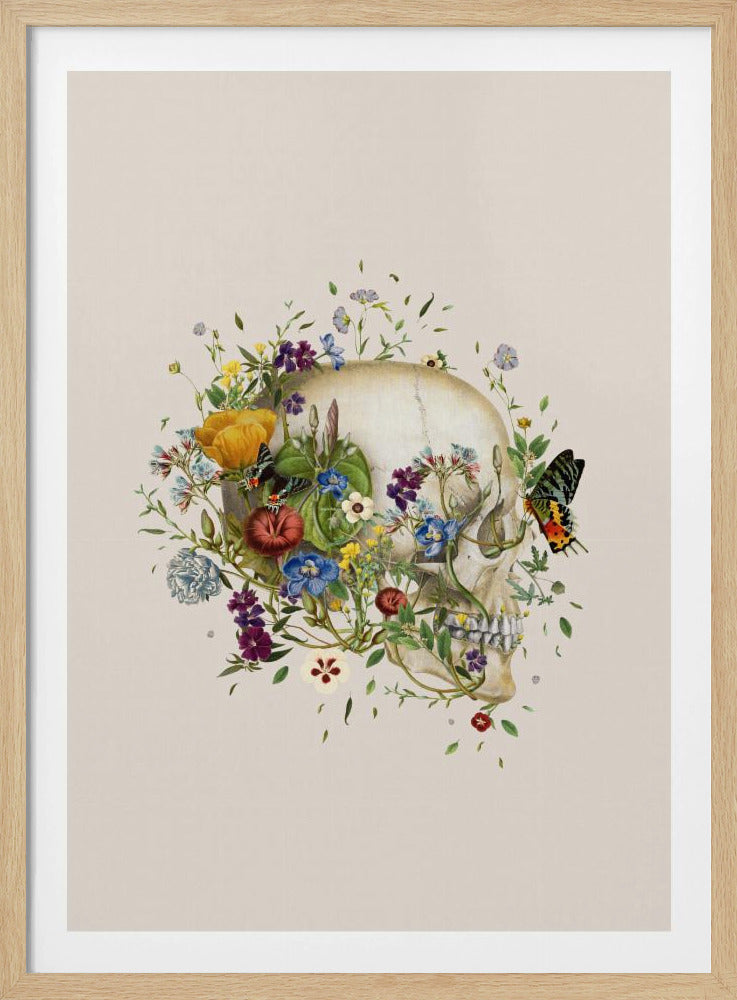 Blumenschädel | Poster