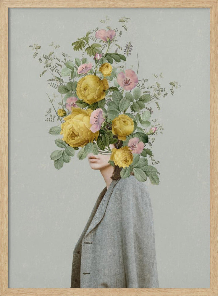 Gelber Blumenstrauß | Poster