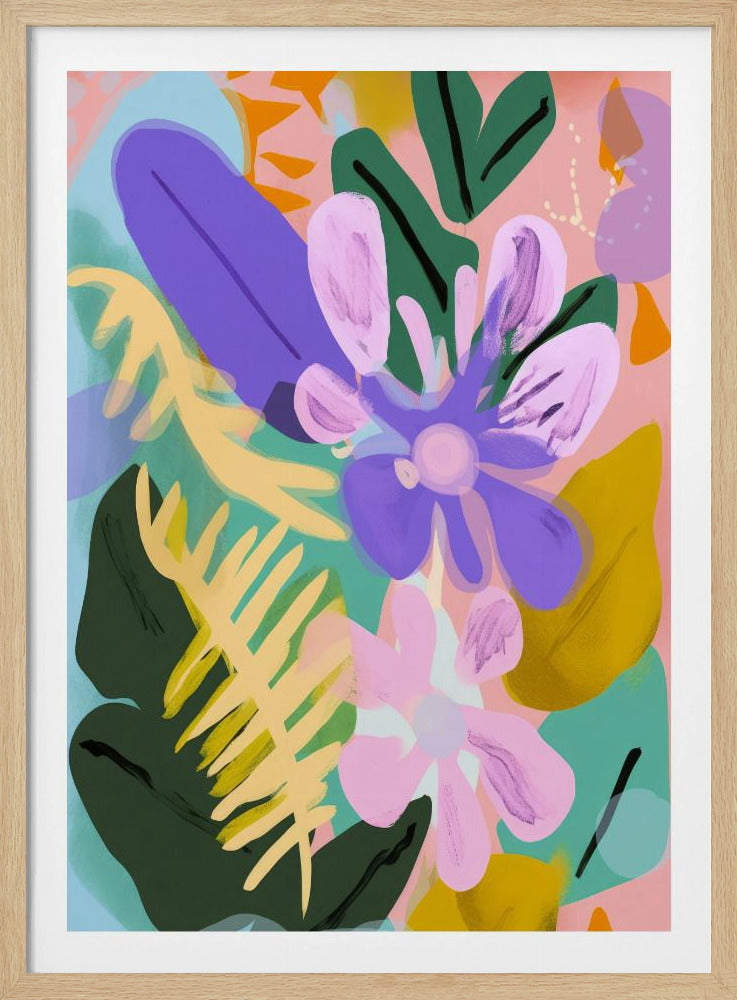 Floral Whimsy Burst | Poster