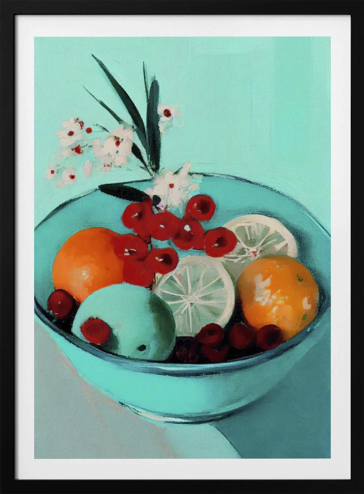 Lebendige Obstschale | Poster
