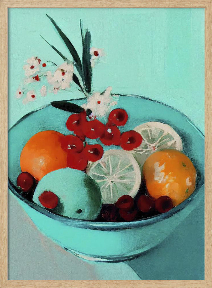 Lebendige Obstschale | Poster
