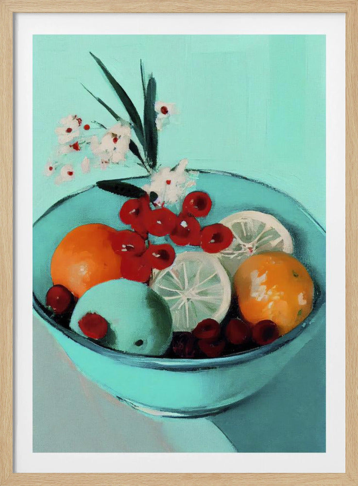 Lebendige Obstschale | Poster