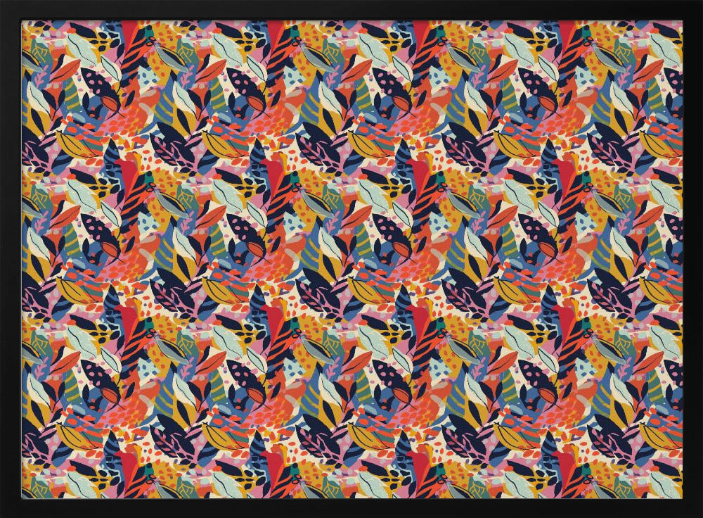 Lebendiger Dschungel-Wandteppich | Poster
