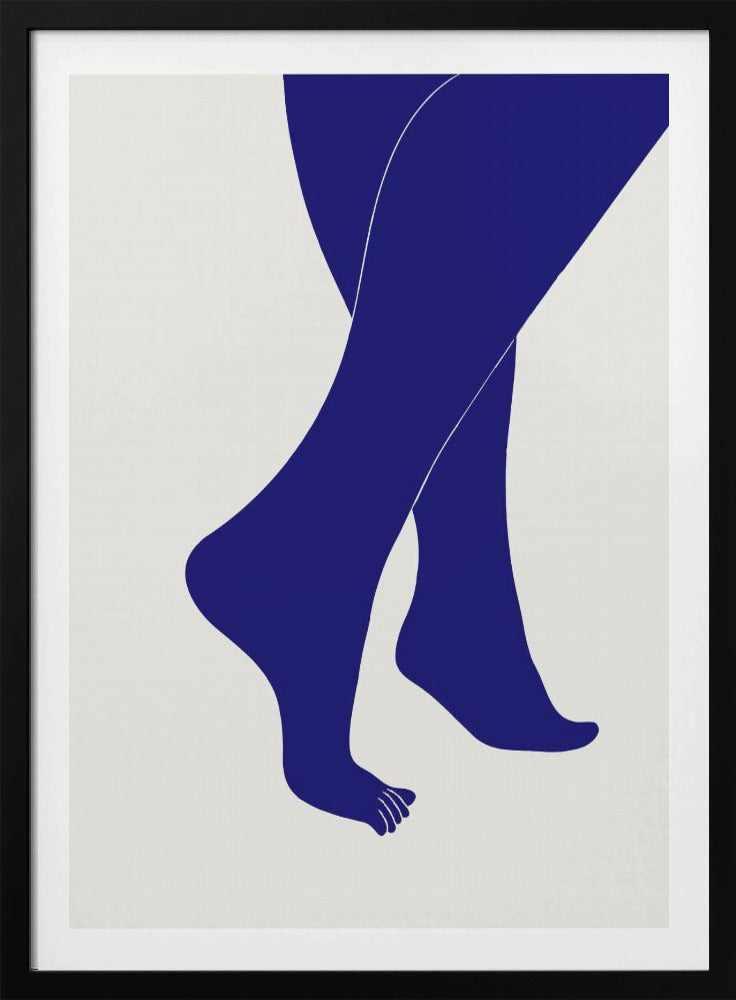 Tip Toe Blau | Poster