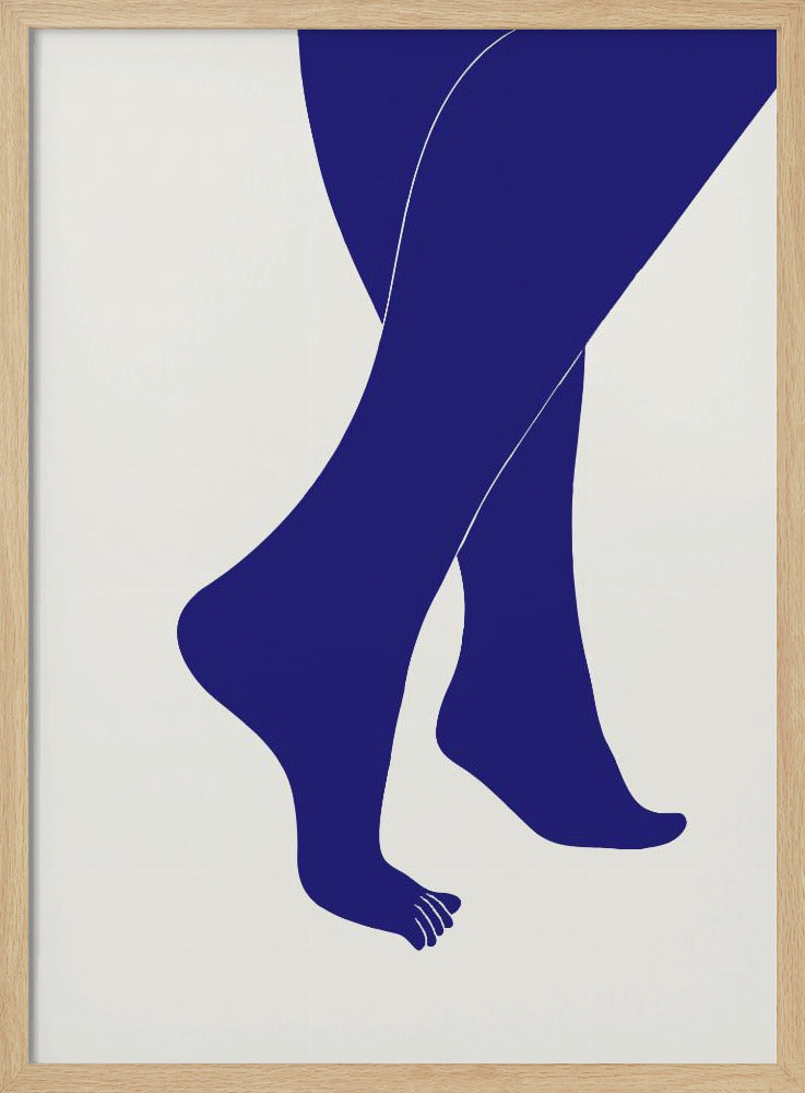 Tip Toe Blau | Poster