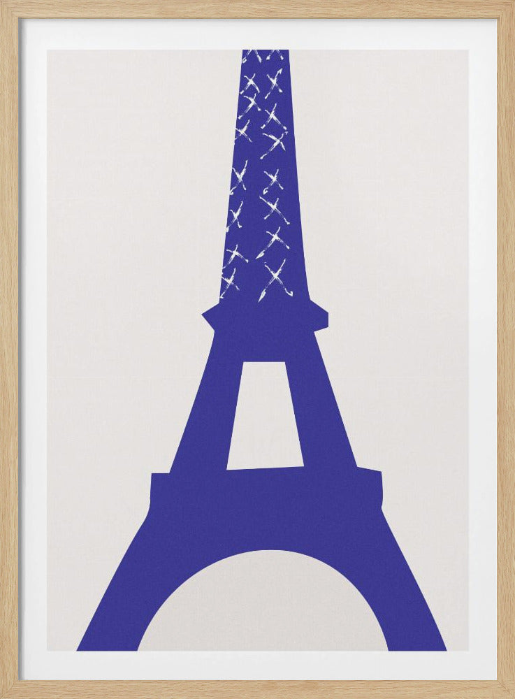 Eiffelturm Blau | Poster