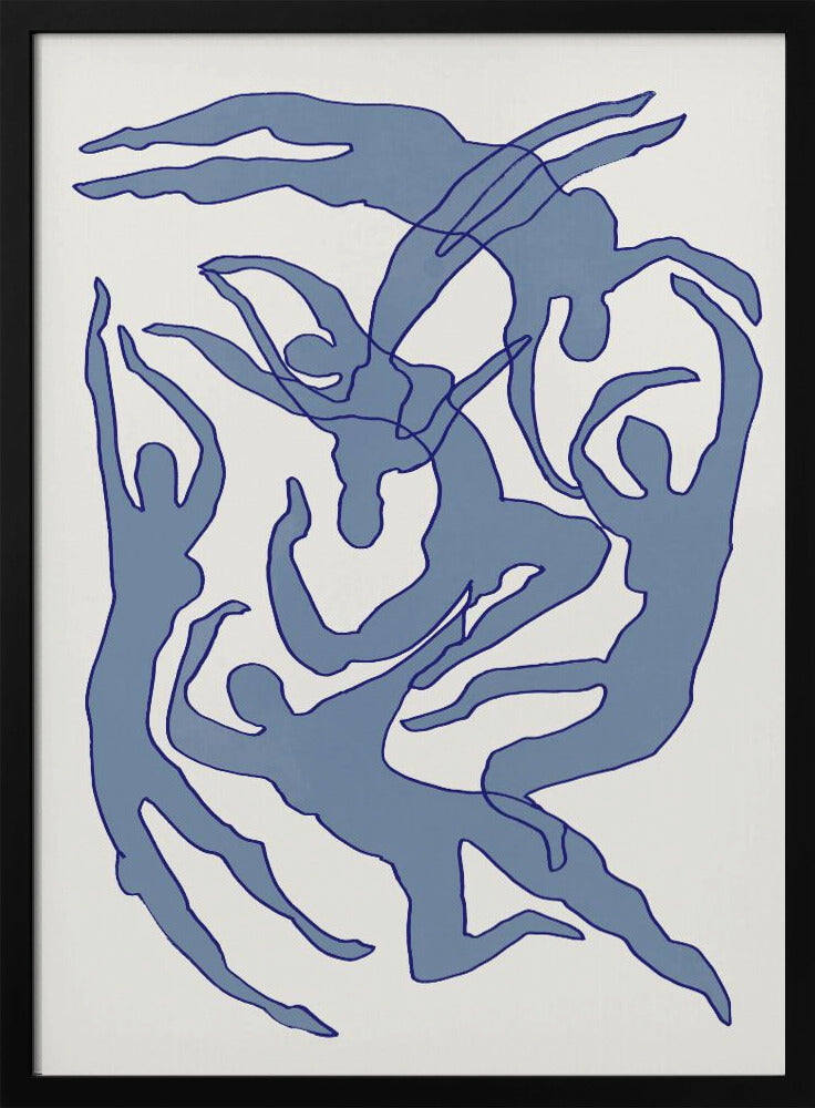 Schwimmer Blau | Poster