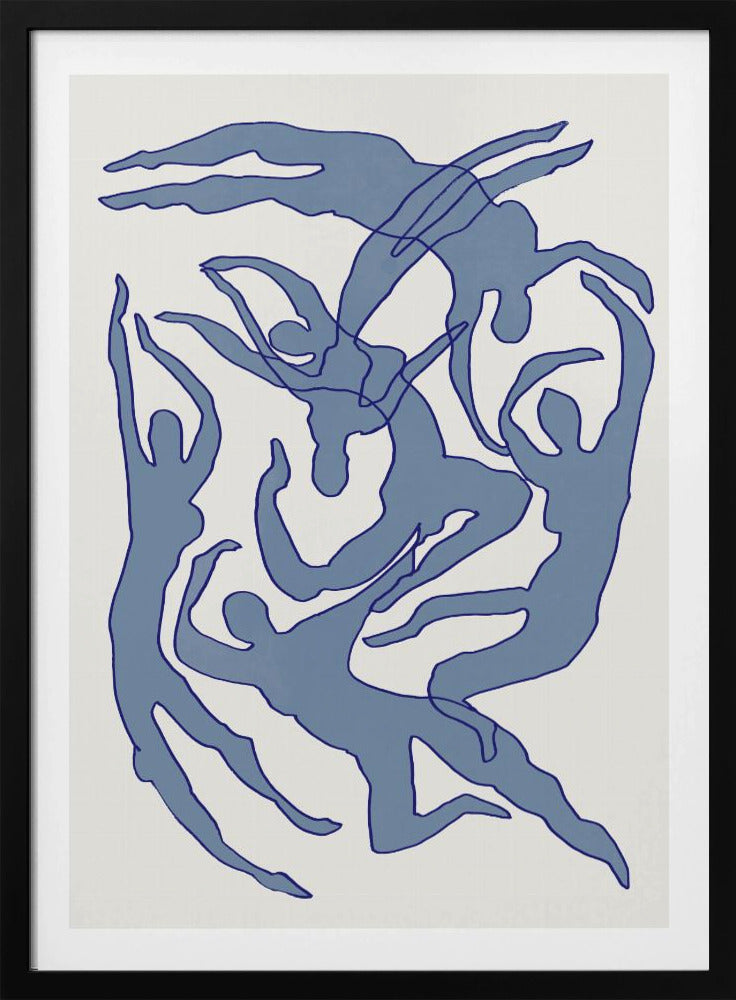 Schwimmer Blau | Poster
