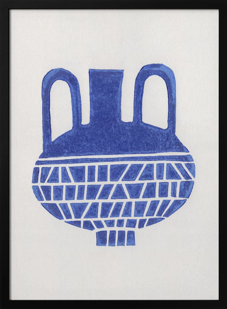 Linolschnittvase Nr. 6 | Poster