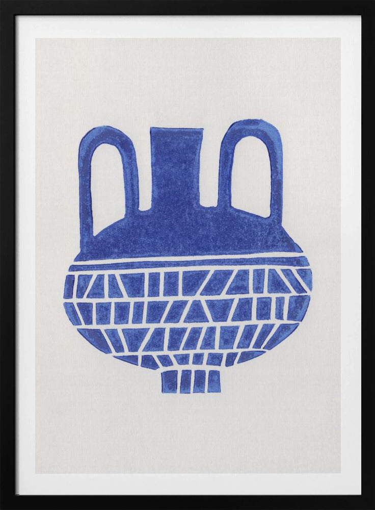 Linolschnittvase Nr. 6 | Poster