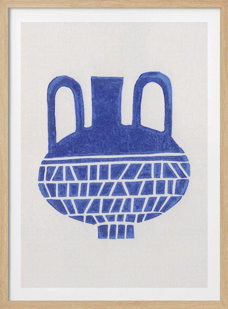 Linolschnittvase Nr. 6 | Poster