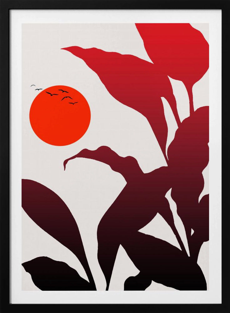 Tropischer Sonnenuntergang | Poster