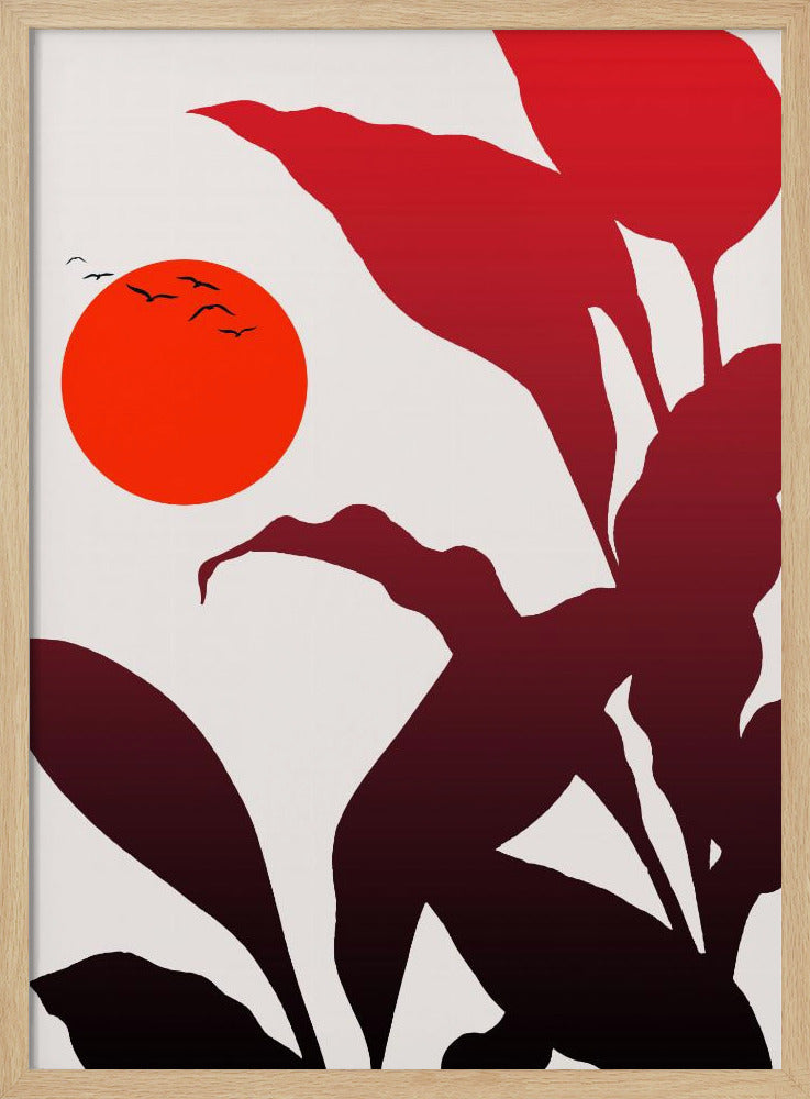 Tropischer Sonnenuntergang | Poster