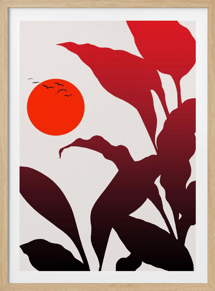 Tropischer Sonnenuntergang | Poster
