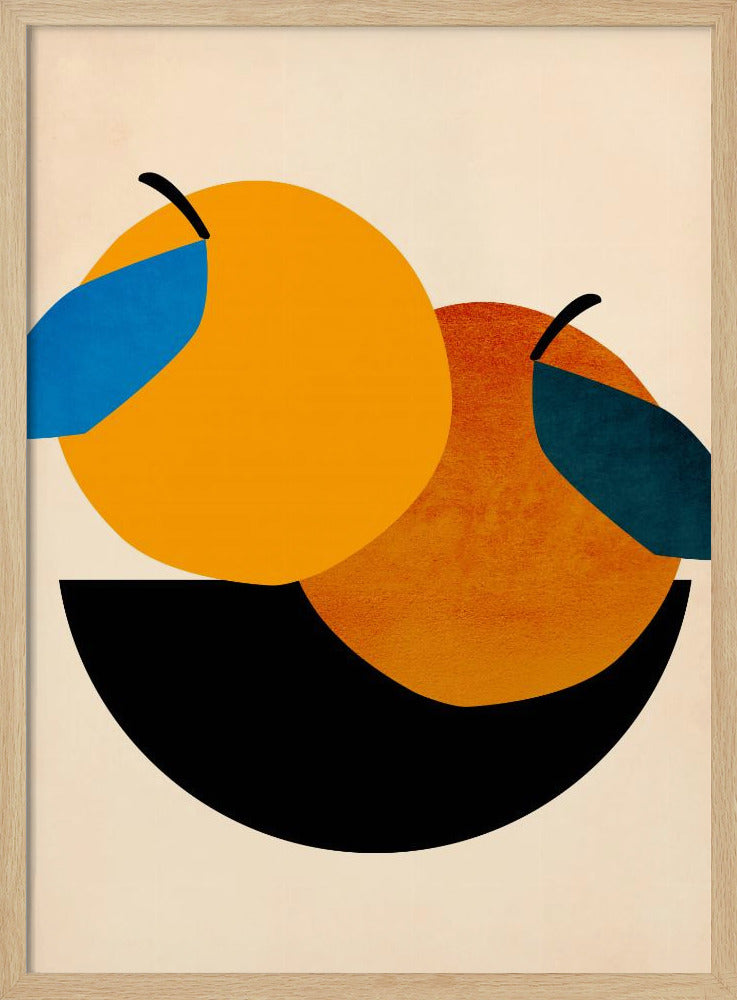 Zwei Orangen | Poster