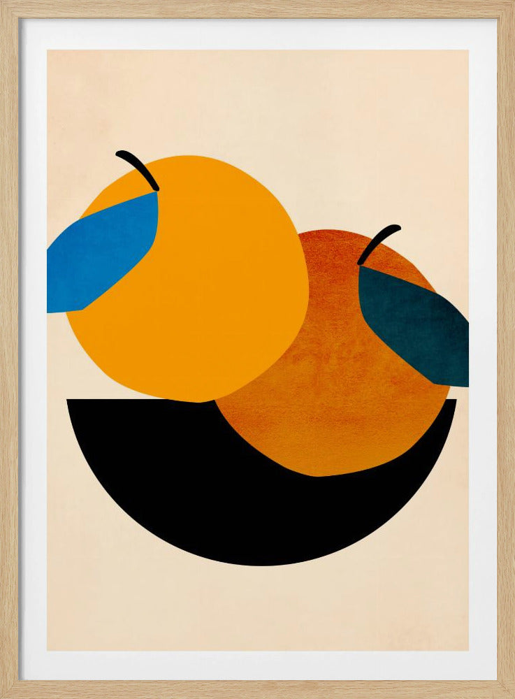 Zwei Orangen | Poster