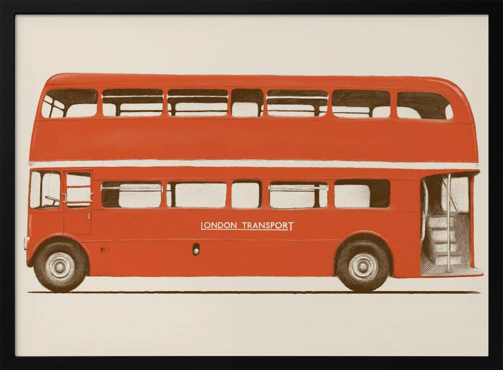 Roter englischer Bus | Poster