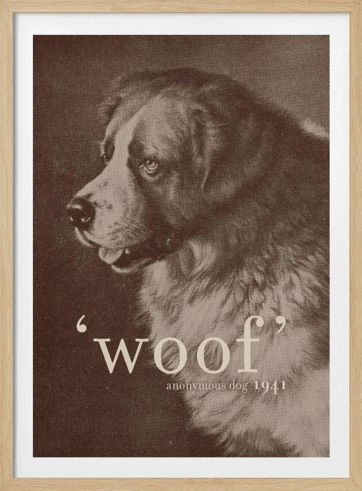 Berühmtes Zitat Hund | Poster