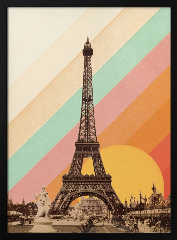 Eiffelturm Regenbogen | Poster