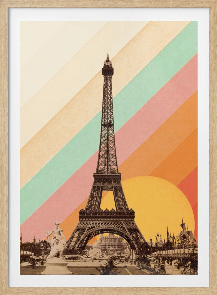 Eiffelturm Regenbogen | Poster