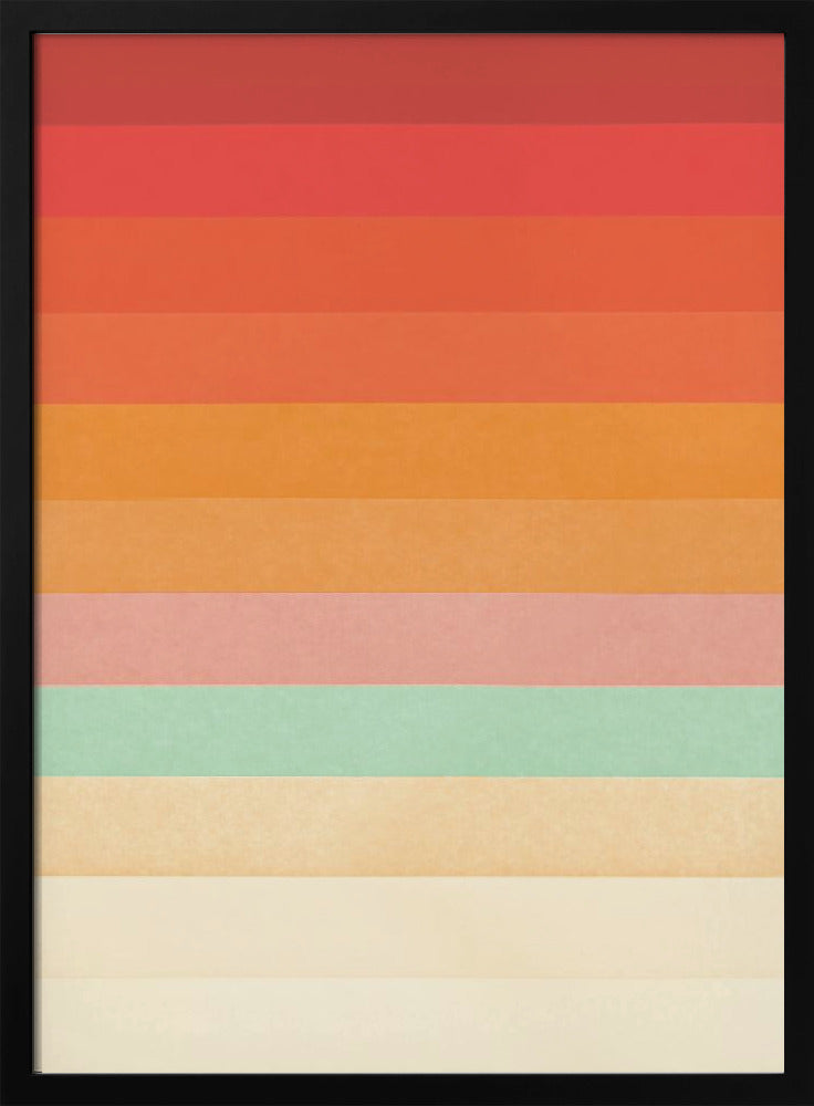 Regenbogen-Chevrons | Poster