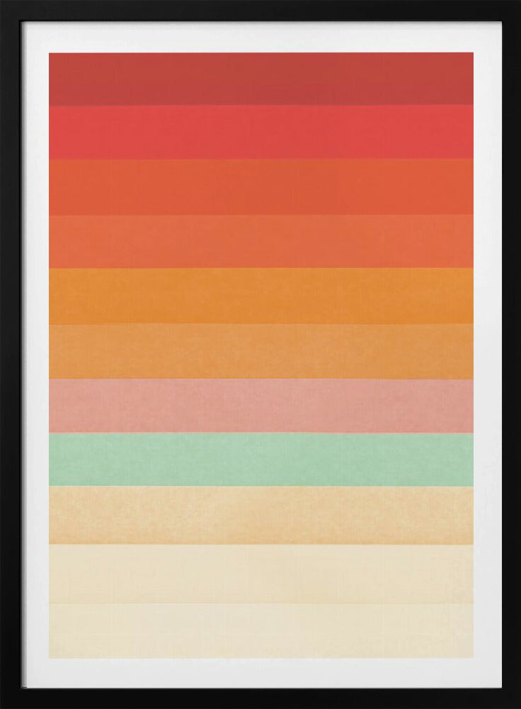Regenbogen-Chevrons | Poster