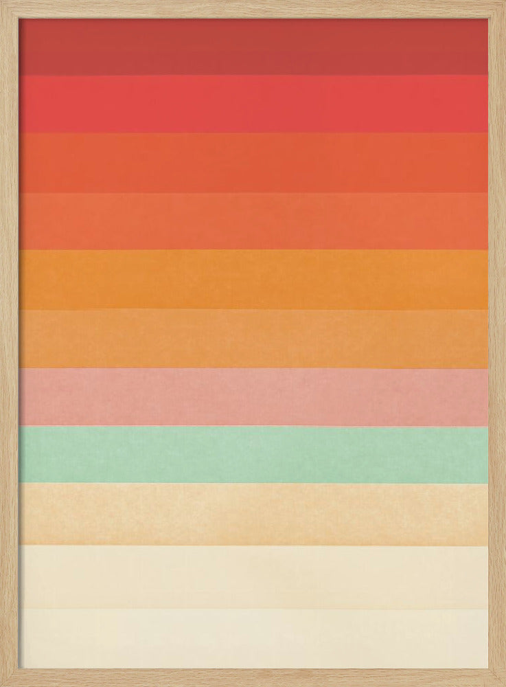 Regenbogen-Chevrons | Poster