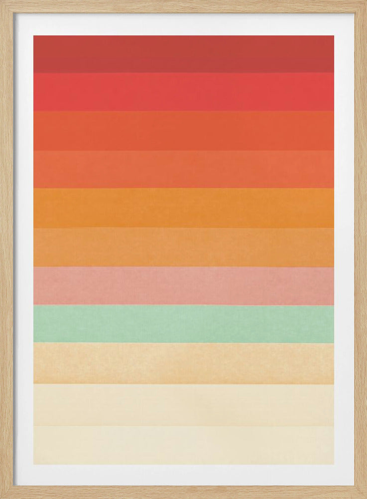 Regenbogen-Chevrons | Poster