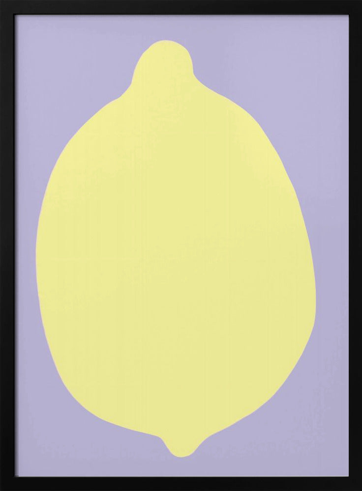 Zitrone auf Lavendel | Poster