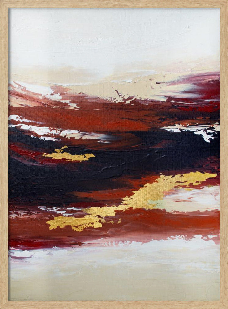 Abstrakter Sonnenuntergang 3 | Poster