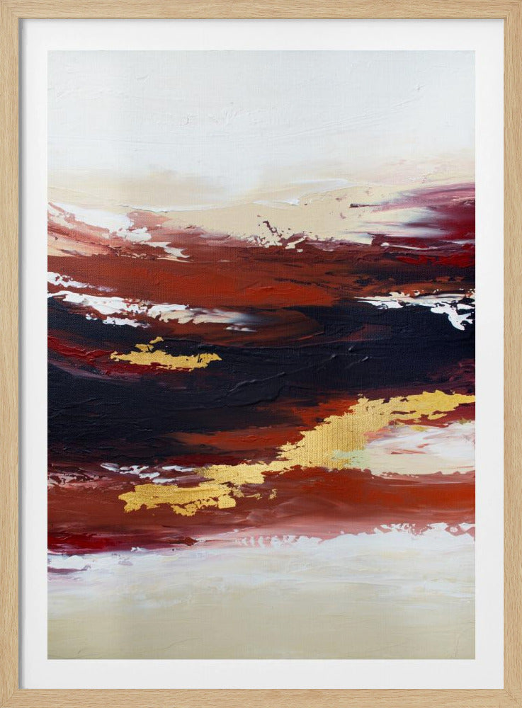 Abstrakter Sonnenuntergang 3 | Poster