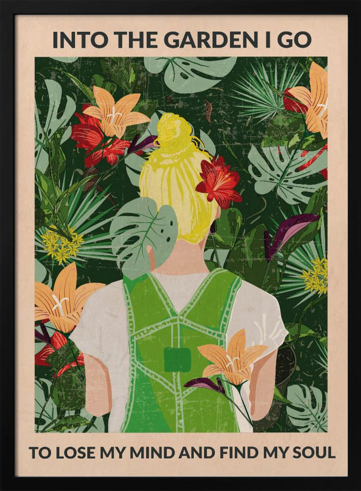 In den Garten (blond) | Poster