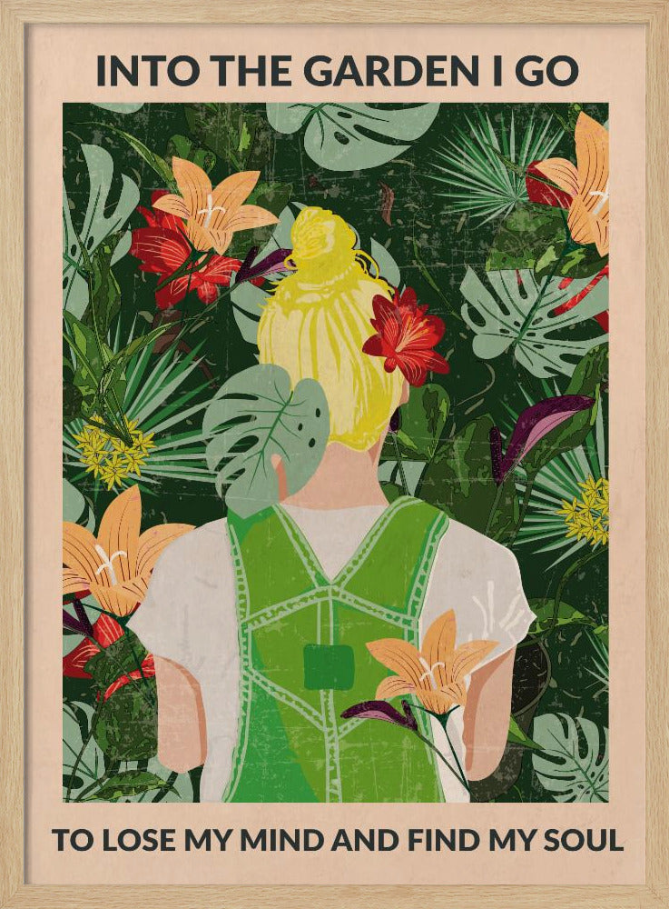 In den Garten (blond) | Poster