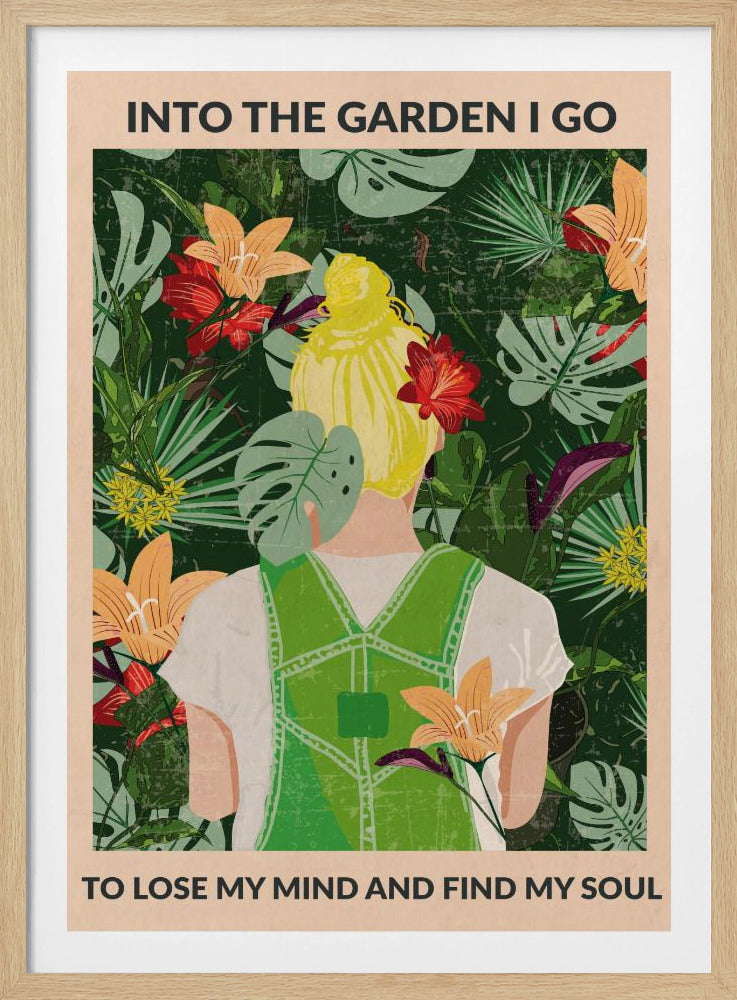 In den Garten (blond) | Poster