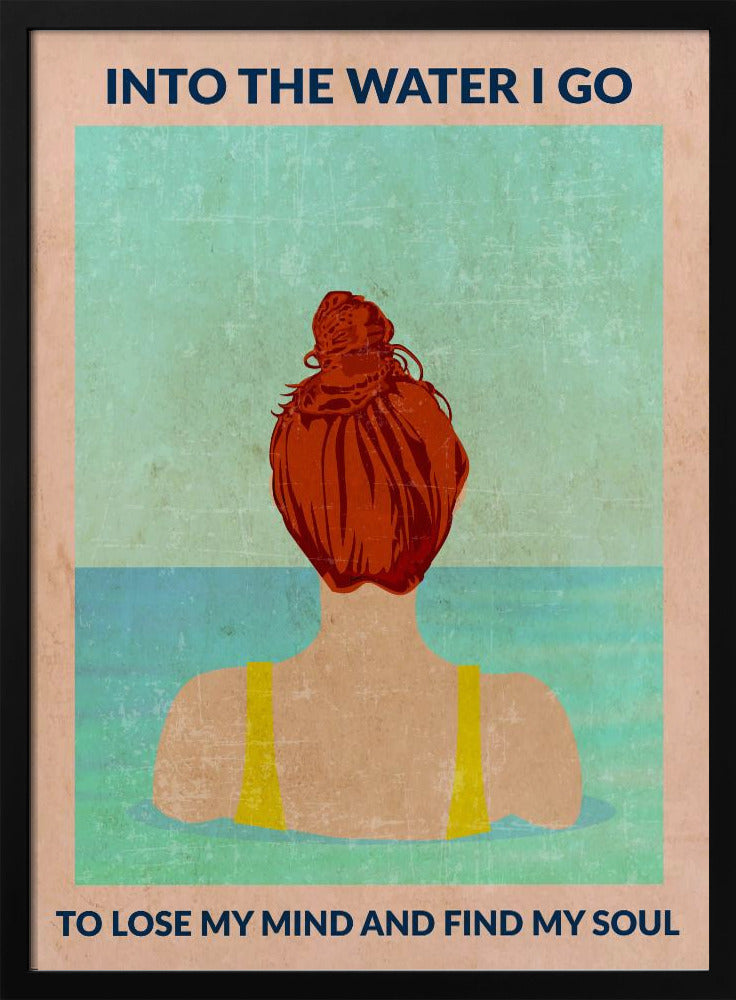 Ins Wasser (Rothaarige) | Poster