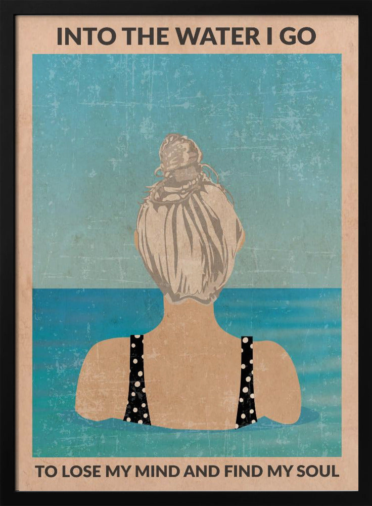 Ins Wasser (silber) | Poster