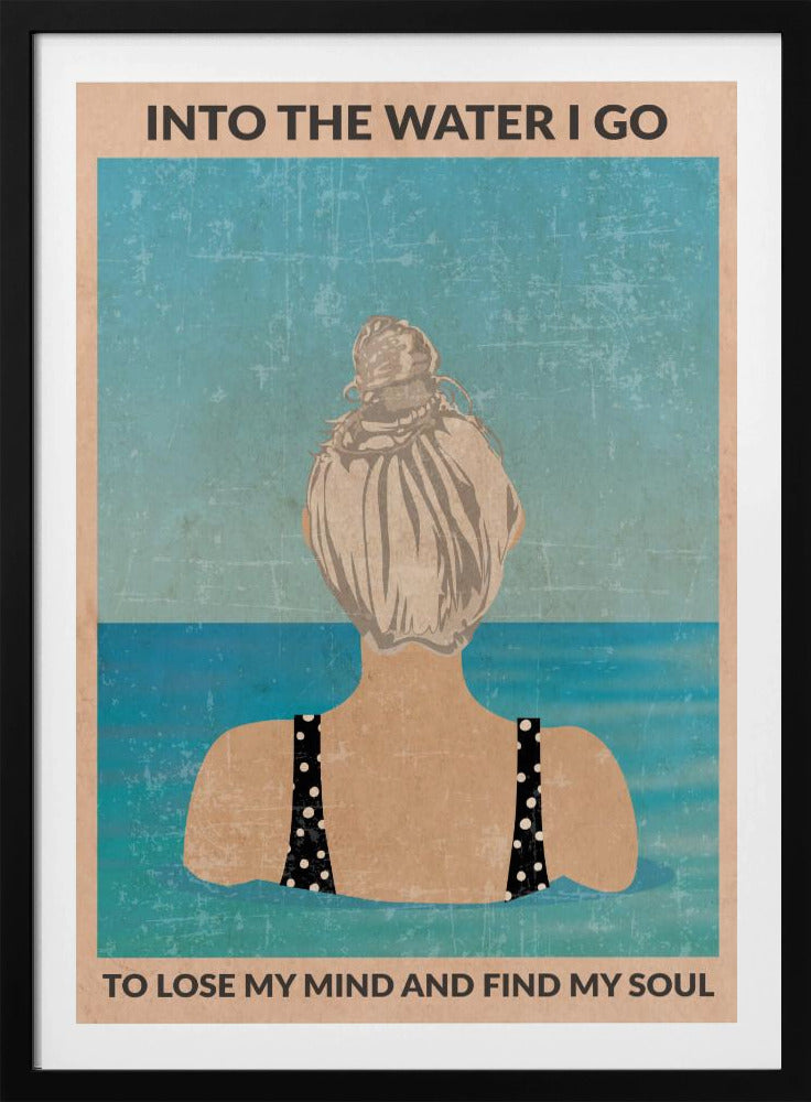 Ins Wasser (silber) | Poster