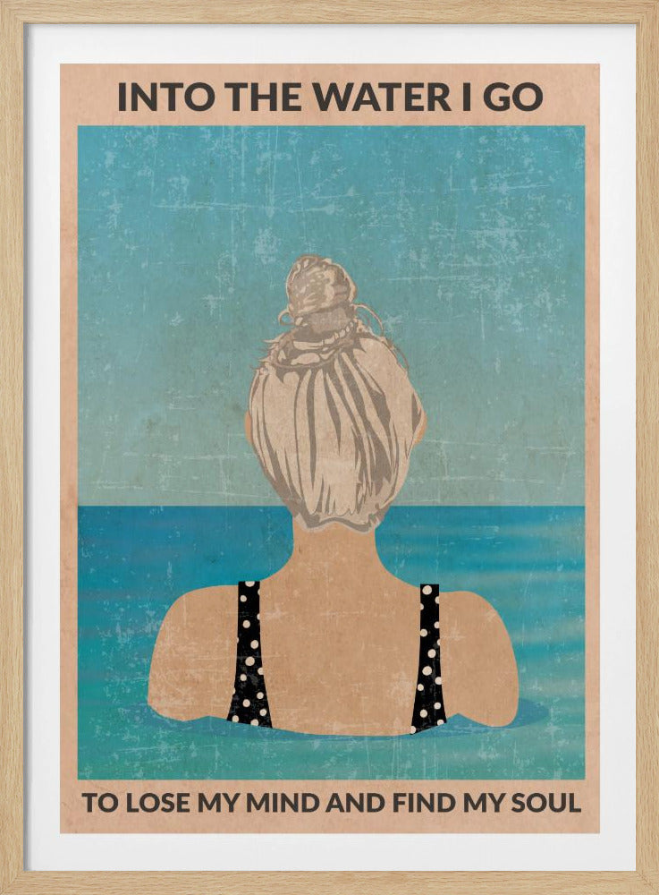Ins Wasser (silber) | Poster