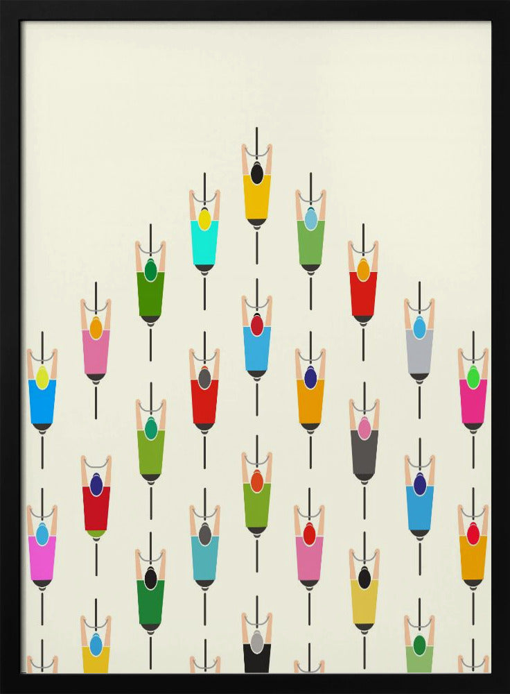 An der Spitze des Rudels | Poster