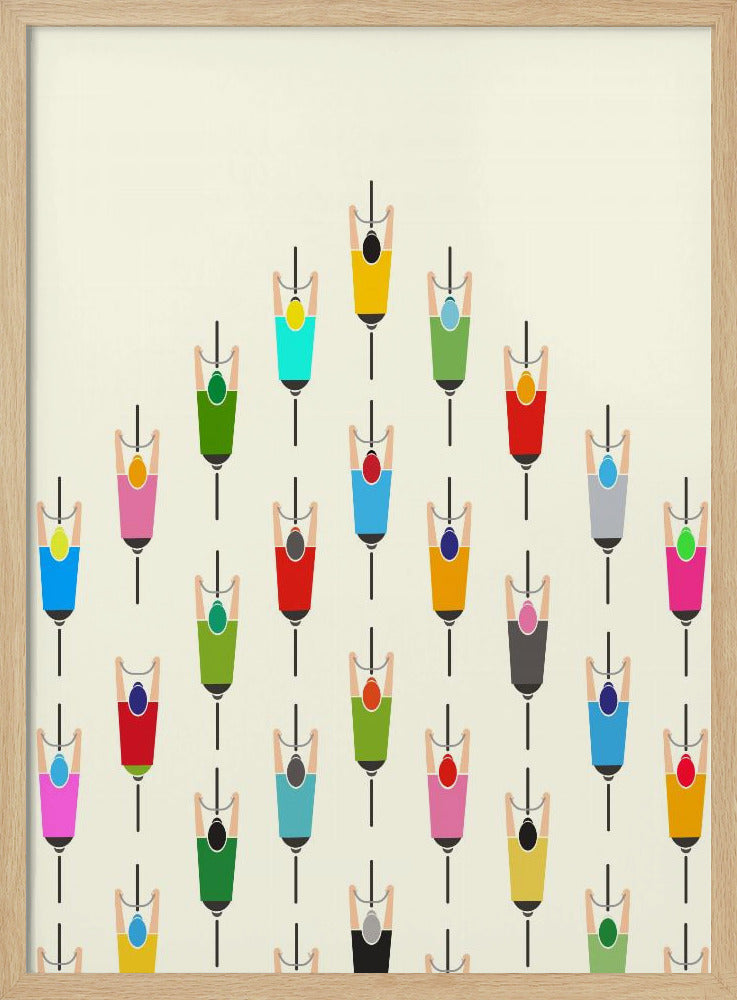 An der Spitze des Rudels | Poster