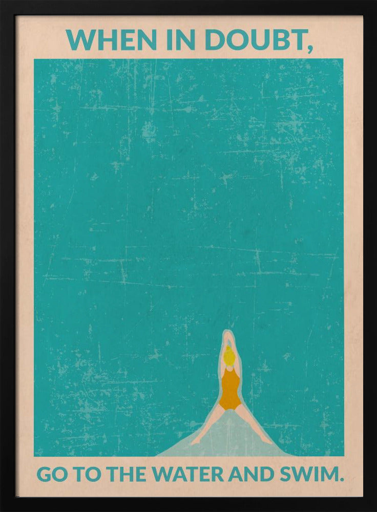 Offenes Wasser (blond) | Poster