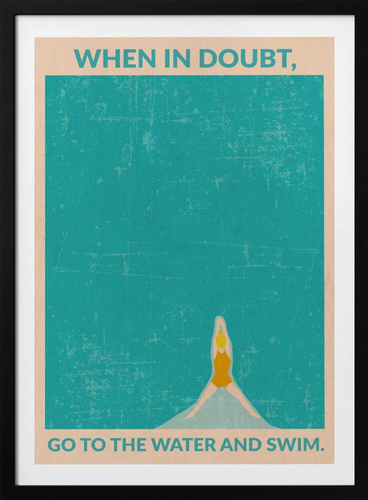 Offenes Wasser (blond) | Poster