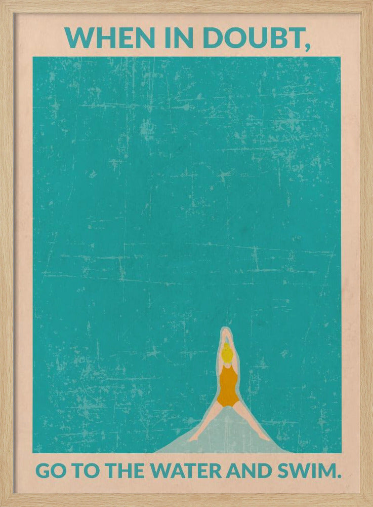 Offenes Wasser (blond) | Poster