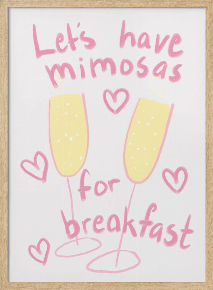 Morgen-Mimosen | Poster