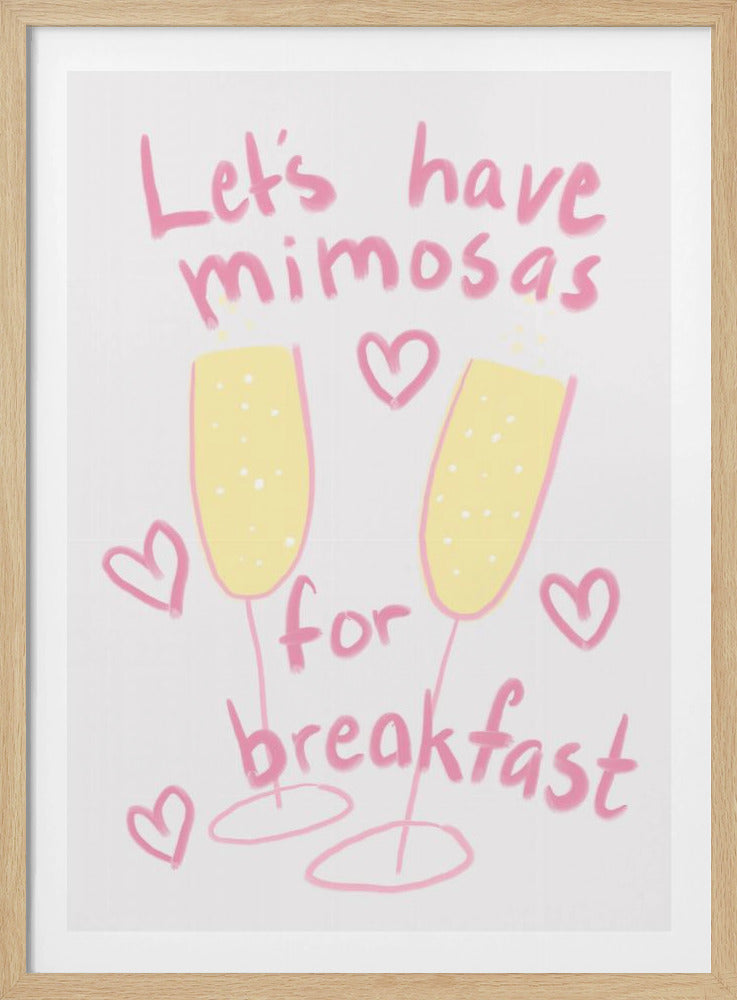 Morgen-Mimosen | Poster