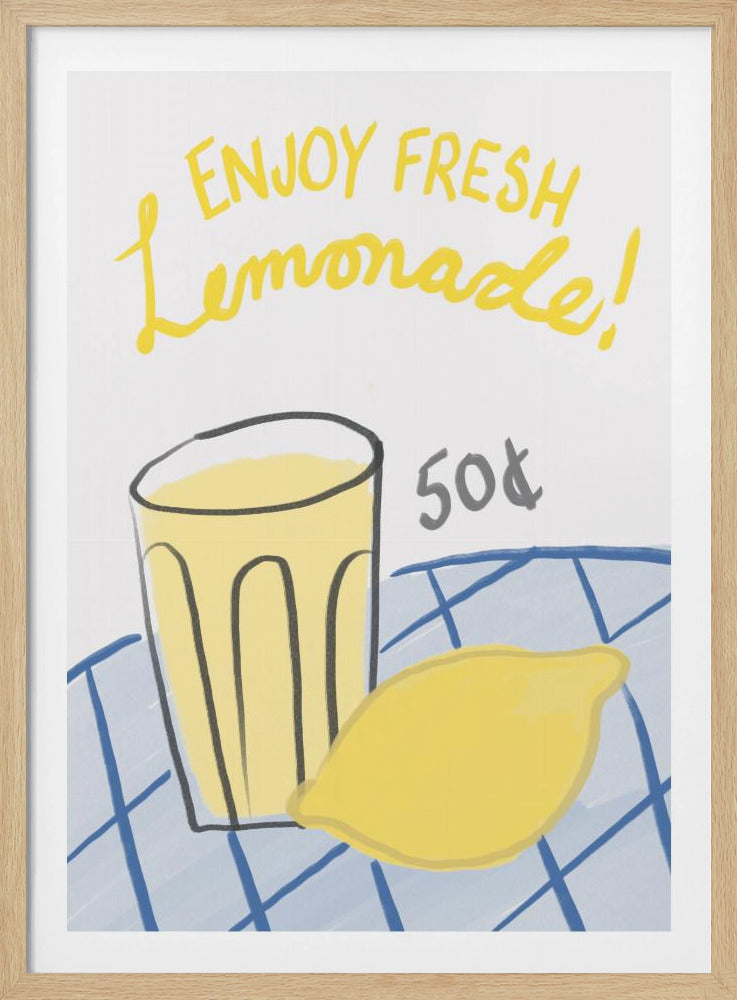 Erfrischendes Schlückchen-Angebot | Poster